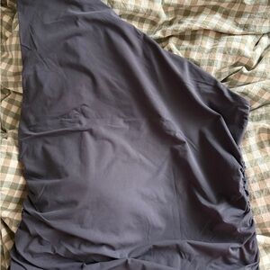 Gray one shoulder going out top, size L